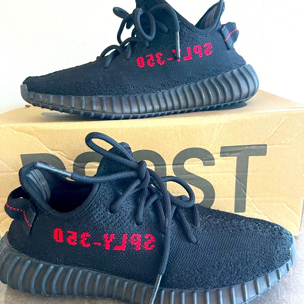 Yeezy Boost 350 Black/Red size 6.5